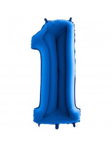 Balão Número 1 Azul